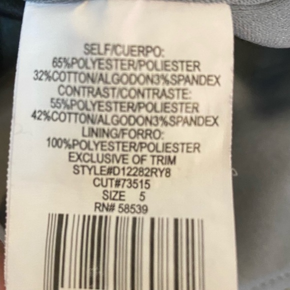 Speechless size 5 gray silver brocade ruffles rosettes prom formal events dress - Picture 14 of 15